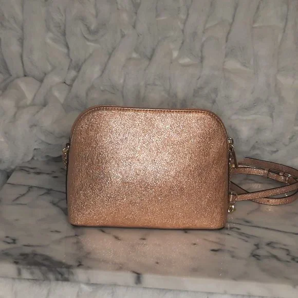 Michael Kors Rose Gold Glitter Crossbody